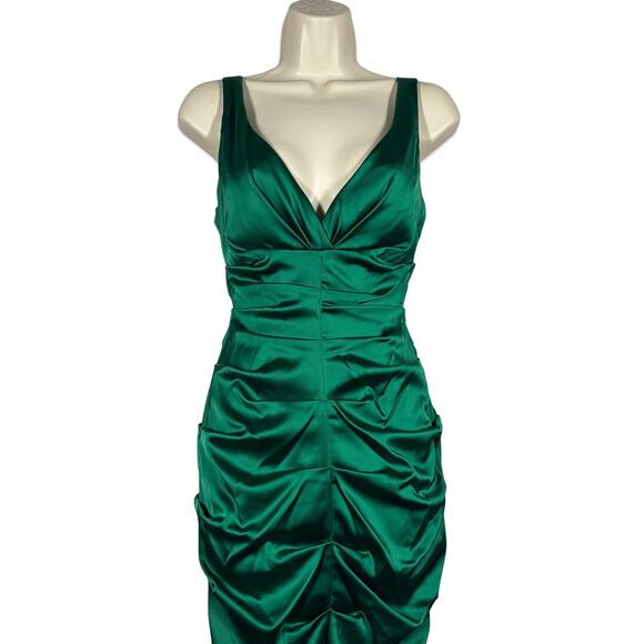 Cache Y2K Style Kelly Green Bodycon Dress Wiggle Jewel Event Formal Prom - 4 - Picture 2 of 8